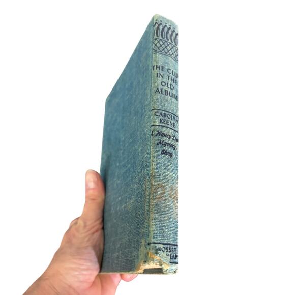 VTG 1947 Nancy Drew #24 The Clue in the Old Album Book, HC - Picture 6 of 8